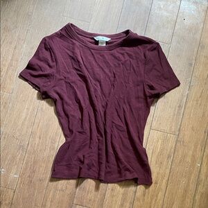 Women's Burgundy Top H&M